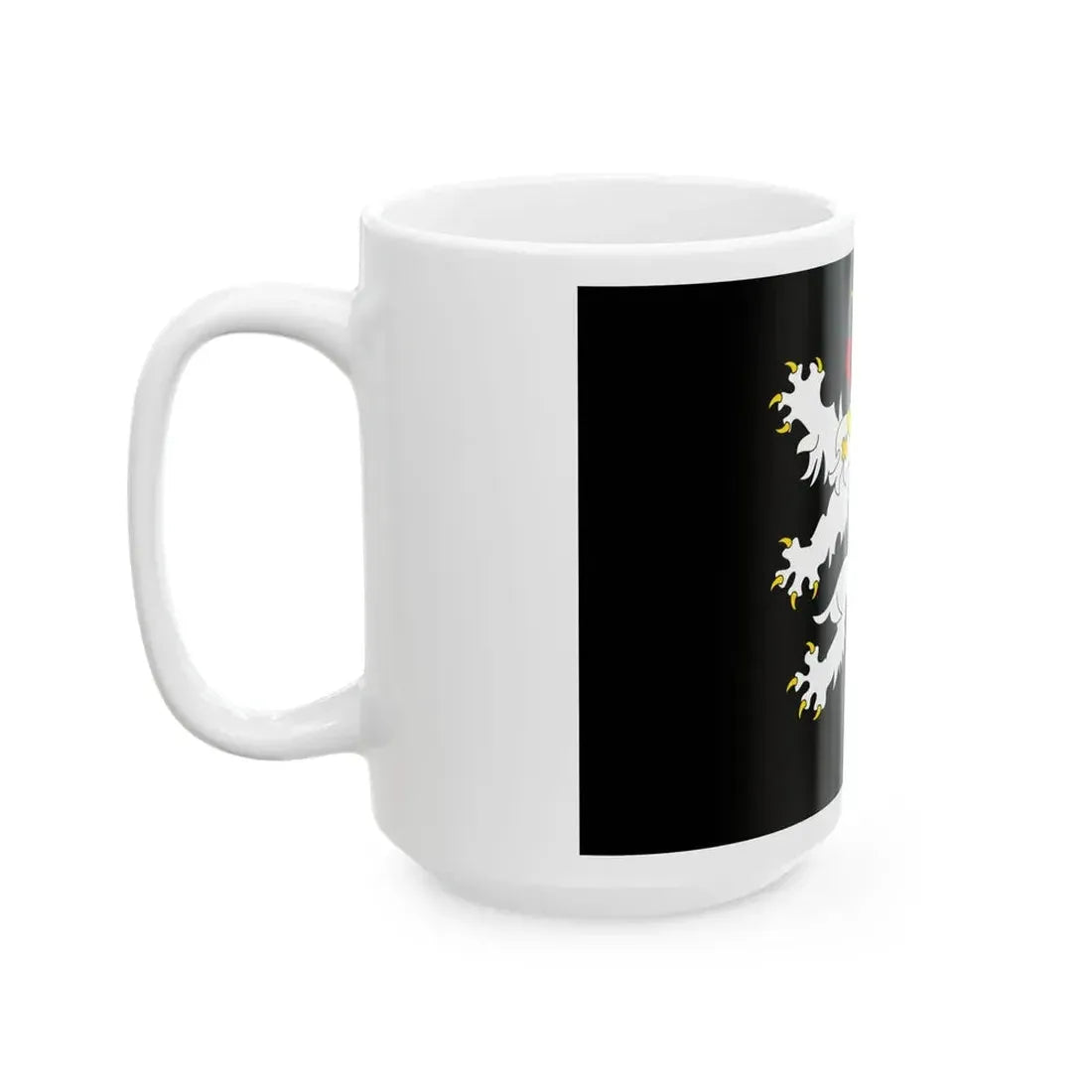 Vlag van Gent (Belgium) White Coffee Mug - Go Mug Yourself