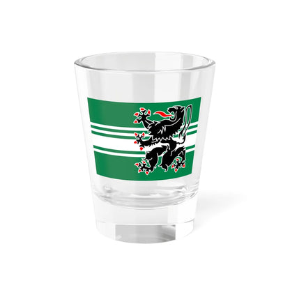 Vlag van Oost-Vlaanderen (Belgium) Shot Glass 1.5oz 1.5oz - Go Mug Yourself