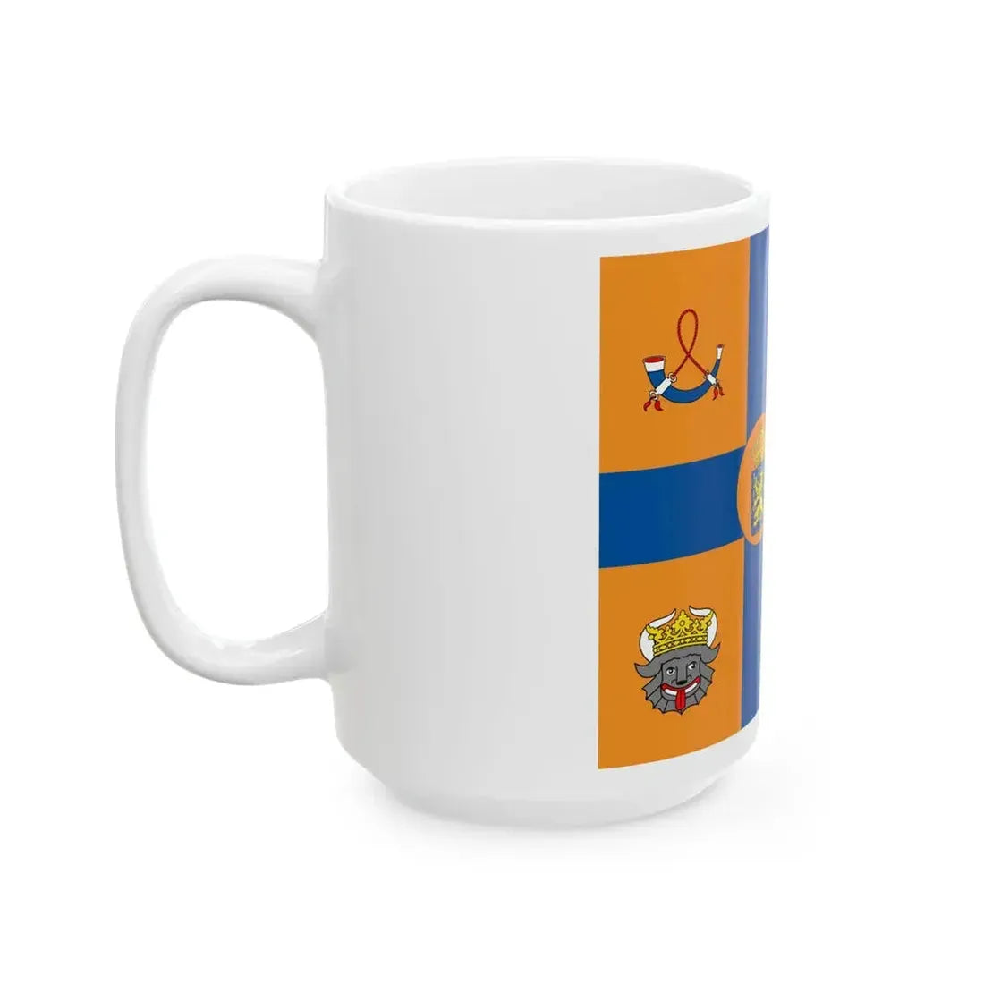 Vlag van prinses Juliana 1909 - 1948 en 1980 - 2004 (Netherlands) White Coffee Mug - Go Mug Yourself