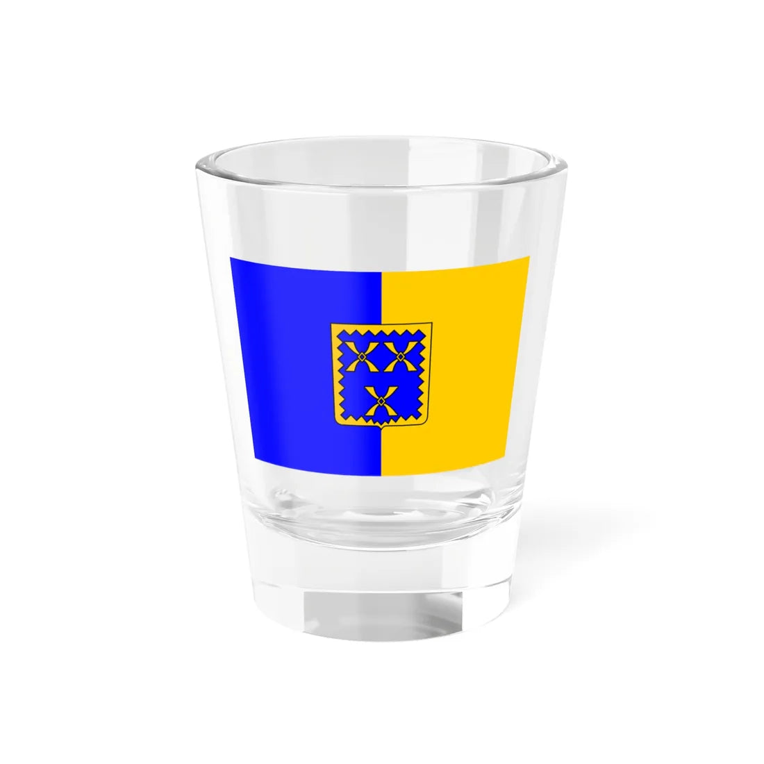 Vlag van Putte (Belgium) Shot Glass 1.5oz 1.5oz - Go Mug Yourself