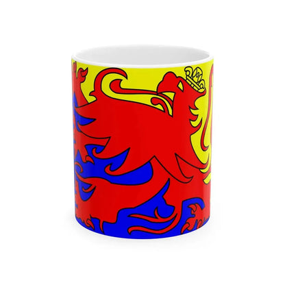 Vlag van Sint-Truiden (Belgium) White Coffee Mug 11oz - Go Mug Yourself