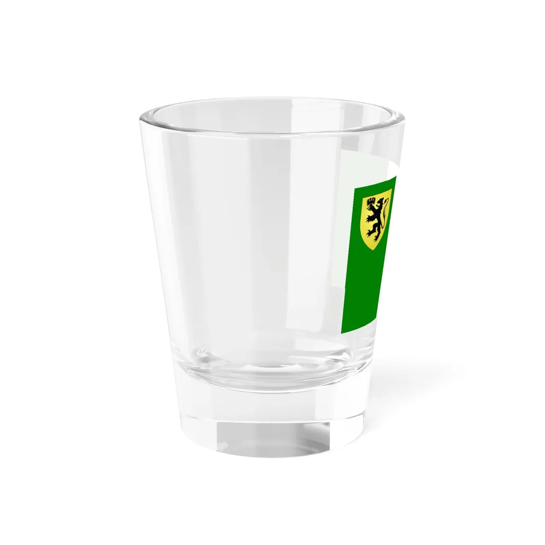 Vlag van Zelzate (Belgium) Shot Glass 1.5oz - Go Mug Yourself