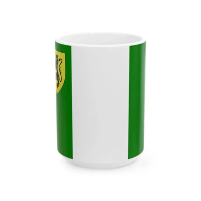 Vlag van Zelzate (Belgium) White Coffee Mug 15oz - Go Mug Yourself