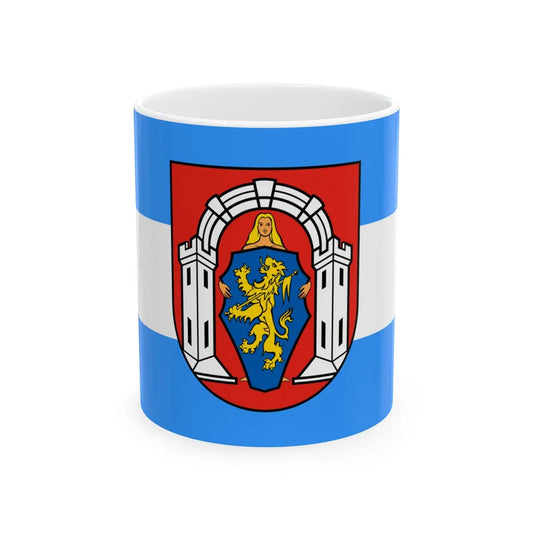 Vlag vukovar (Croatia) White Coffee Mug 11oz - Go Mug Yourself