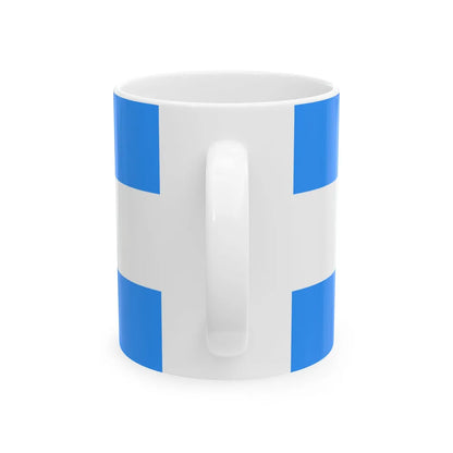 Vlag vukovar (Croatia) White Coffee Mug - Go Mug Yourself