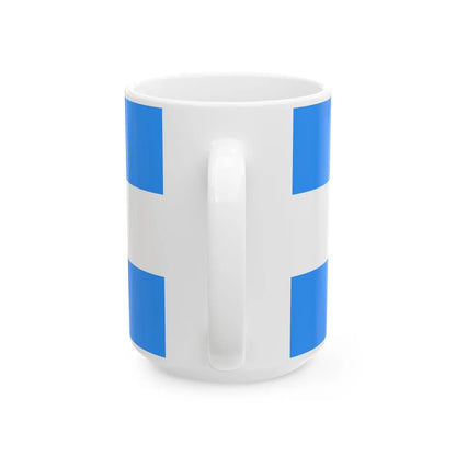 Vlag vukovar (Croatia) White Coffee Mug - Go Mug Yourself