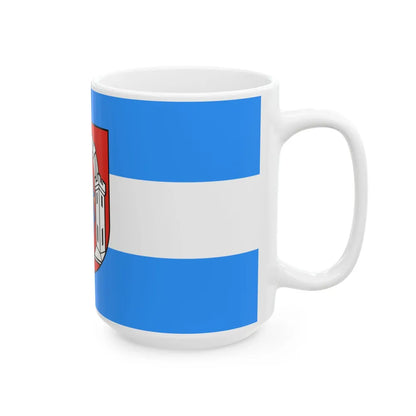Vlag vukovar (Croatia) White Coffee Mug - Go Mug Yourself