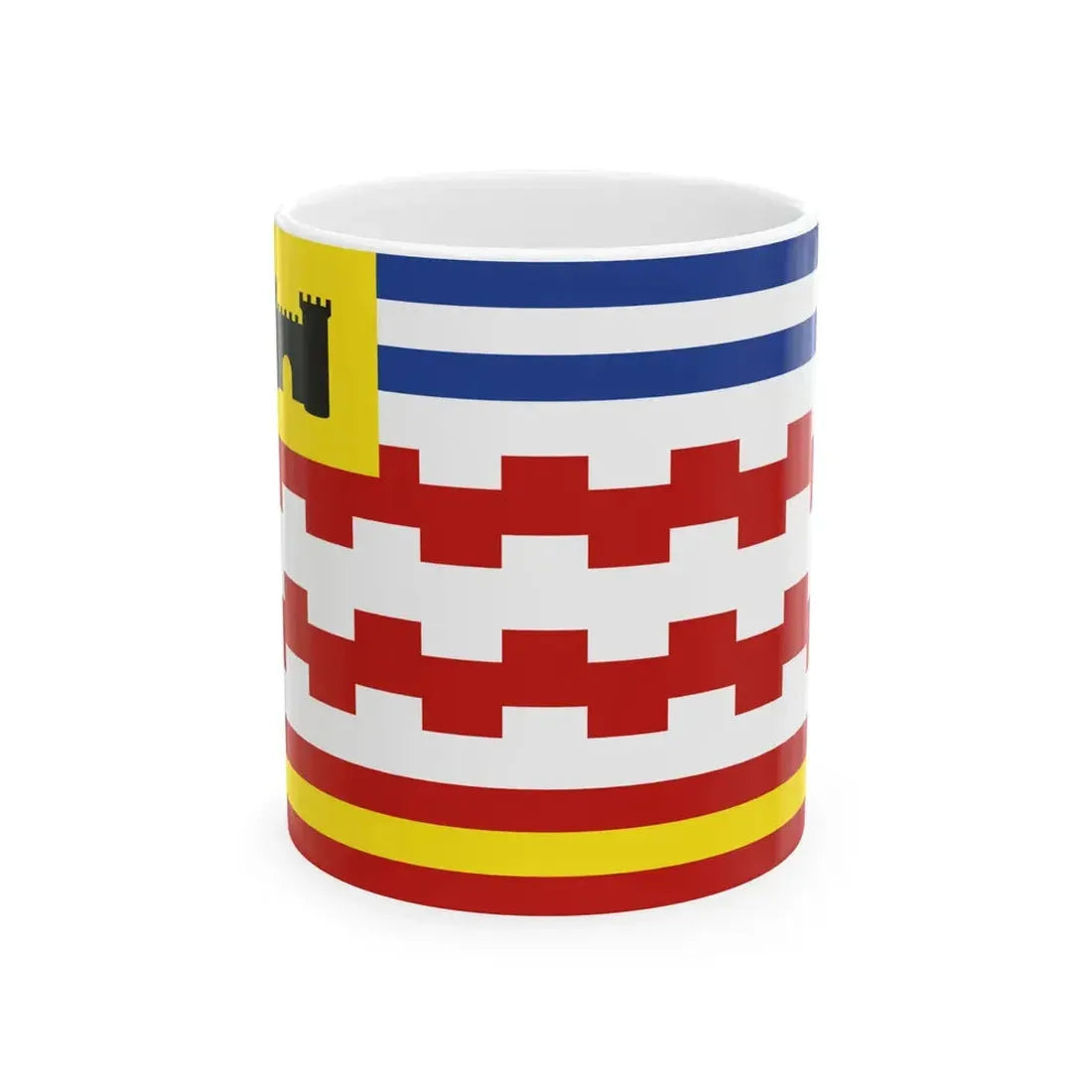 Vlag West Betuwe (Netherlands) White Coffee Mug 11oz - Go Mug Yourself