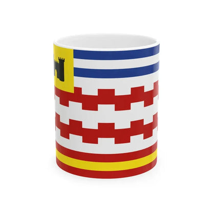 Vlag West Betuwe (Netherlands) White Coffee Mug 11oz - Go Mug Yourself