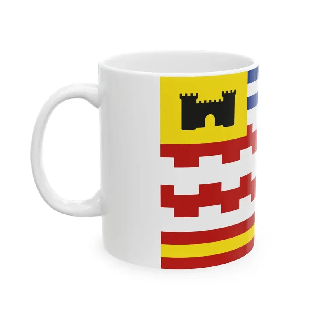 Vlag West Betuwe (Netherlands) White Coffee Mug - Go Mug Yourself