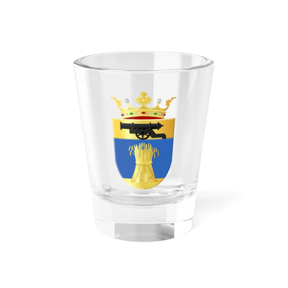 Vlagtwedde wapen (Netherlands) (Coat of Arms) Shot Glass 1.5oz 1.5oz - Go Mug Yourself