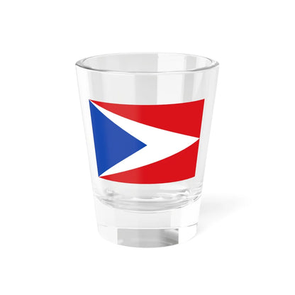 Vlajka České vexilologické společnosti (Czech Republic) Shot Glass 1.5oz 1.5oz - Go Mug Yourself