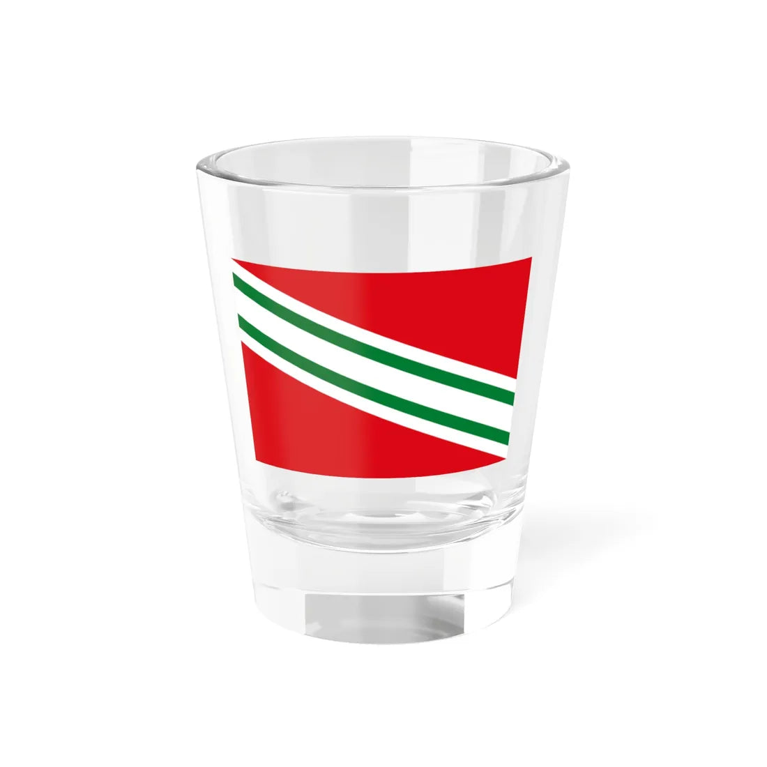 Vlajka městyse Buchlovice (Czech Republic) Shot Glass 1.5oz 1.5oz - Go Mug Yourself