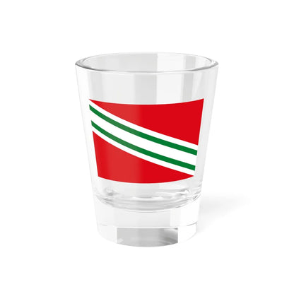 Vlajka městyse Buchlovice (Czech Republic) Shot Glass 1.5oz 1.5oz - Go Mug Yourself