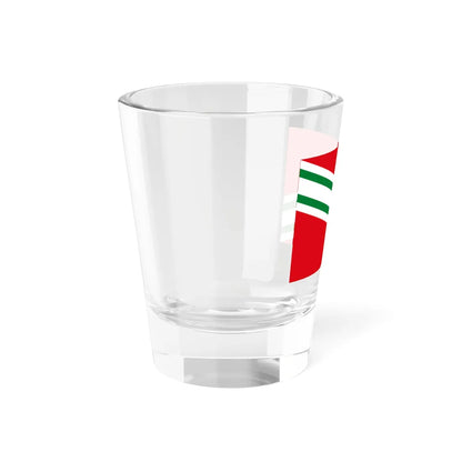 Vlajka městyse Buchlovice (Czech Republic) Shot Glass 1.5oz - Go Mug Yourself