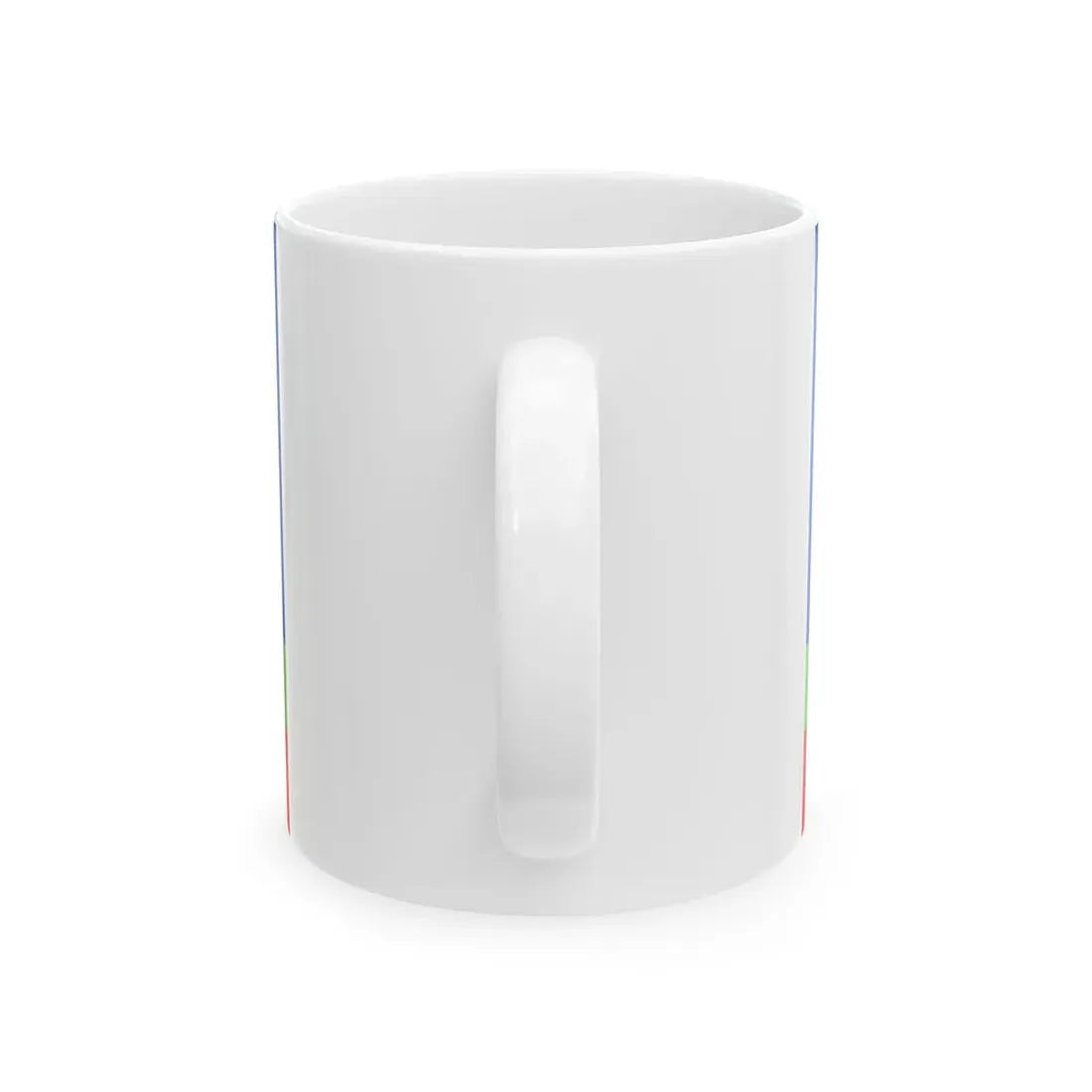 Vlajka obce Mutkov (Czech Republic) White Coffee Mug - Go Mug Yourself