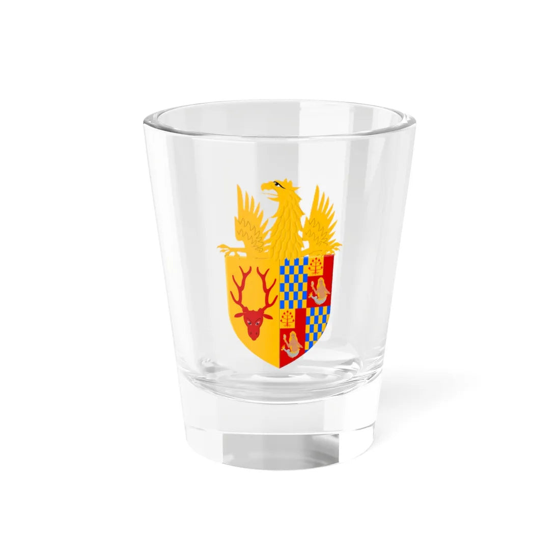 Vlamertinge wapen (Belgium) (Coat of Arms) Shot Glass 1.5oz 1.5oz - Go Mug Yourself