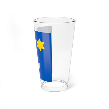 Vlasivka Kirovohrad Oblast flag (Ukraine) Pint Glass 16oz - Go Mug Yourself