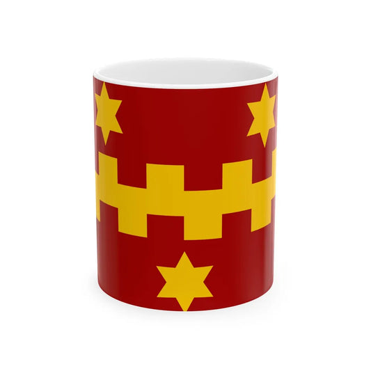 Vleteren vlag (Belgium) White Coffee Mug 11oz - Go Mug Yourself