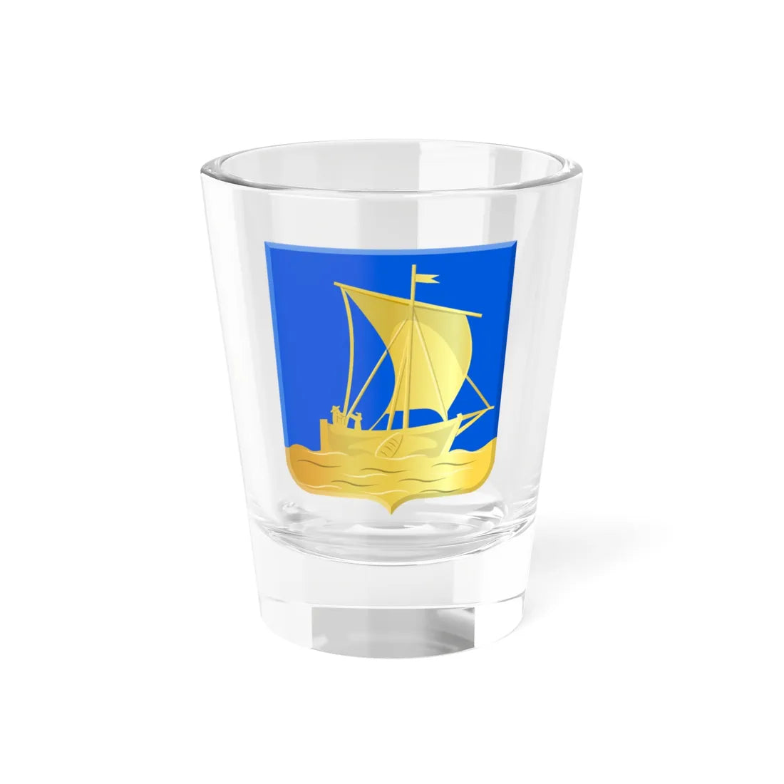 Vlieland wapen 1816 (Netherlands) (Coat of Arms) Shot Glass 1.5oz 1.5oz - Go Mug Yourself