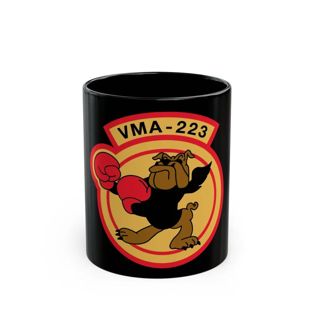 VMA 223 (USMC) Black Coffee Mug-11oz-Go Mug Yourself