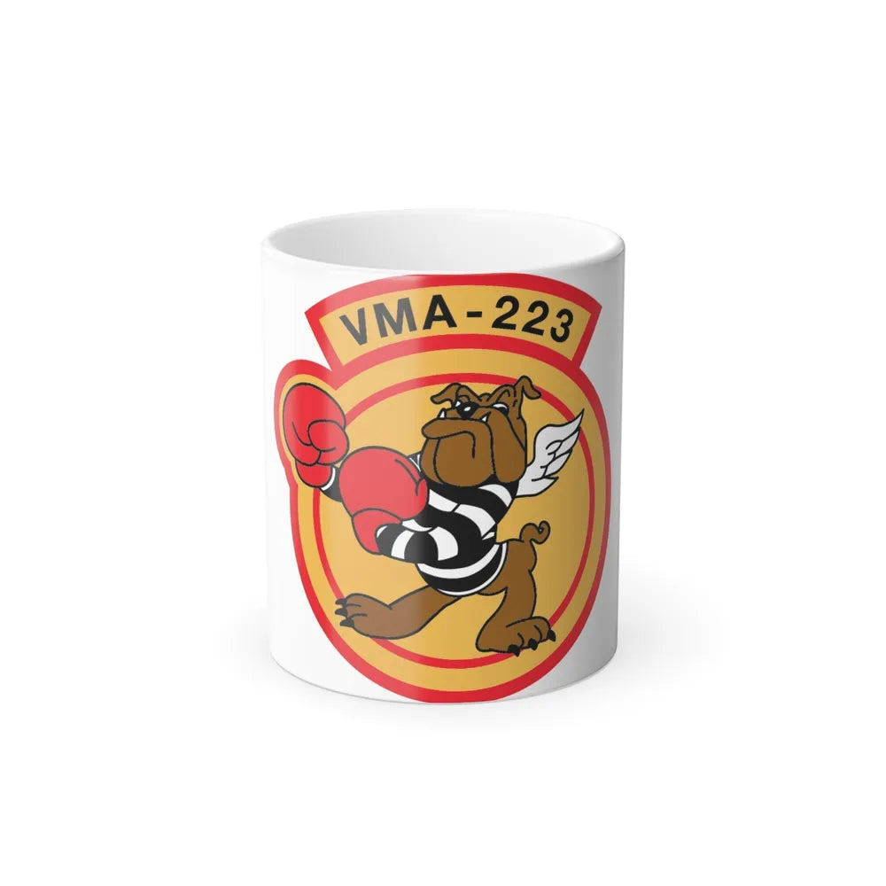 VMA 223 (USMC) Color Changing Mug 11oz-11oz-Go Mug Yourself