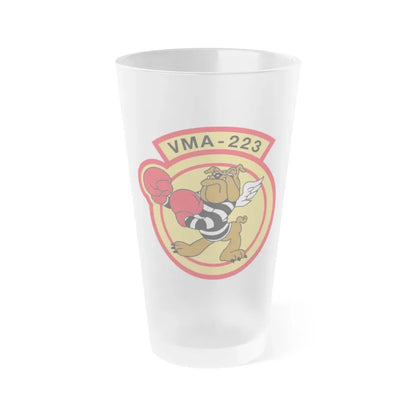 VMA 223 (USMC) Frosted Pint Glass 16oz Default Title - Go Mug Yourself