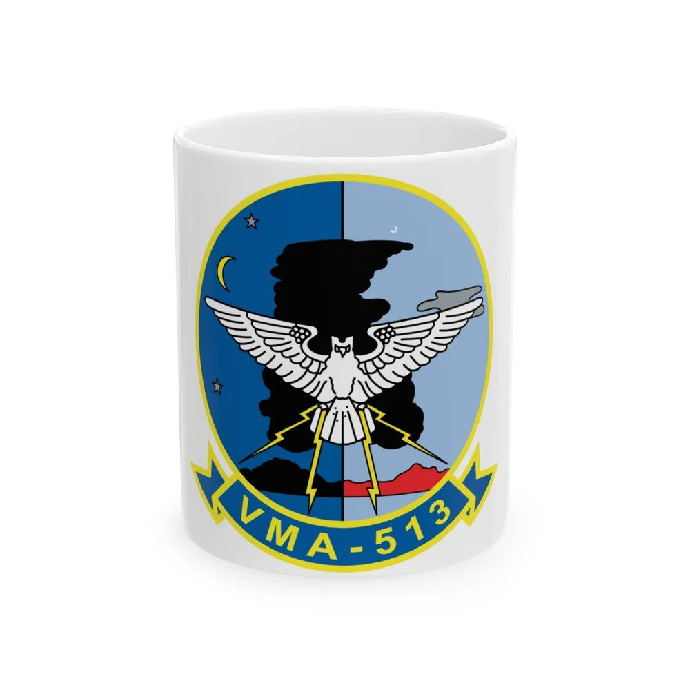 VMA 513 (USMC) White Coffee Mug-11oz-Go Mug Yourself