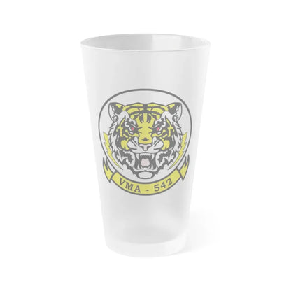 VMA 542 Tigers (USMC) Frosted Pint Glass 16oz Default Title - Go Mug Yourself