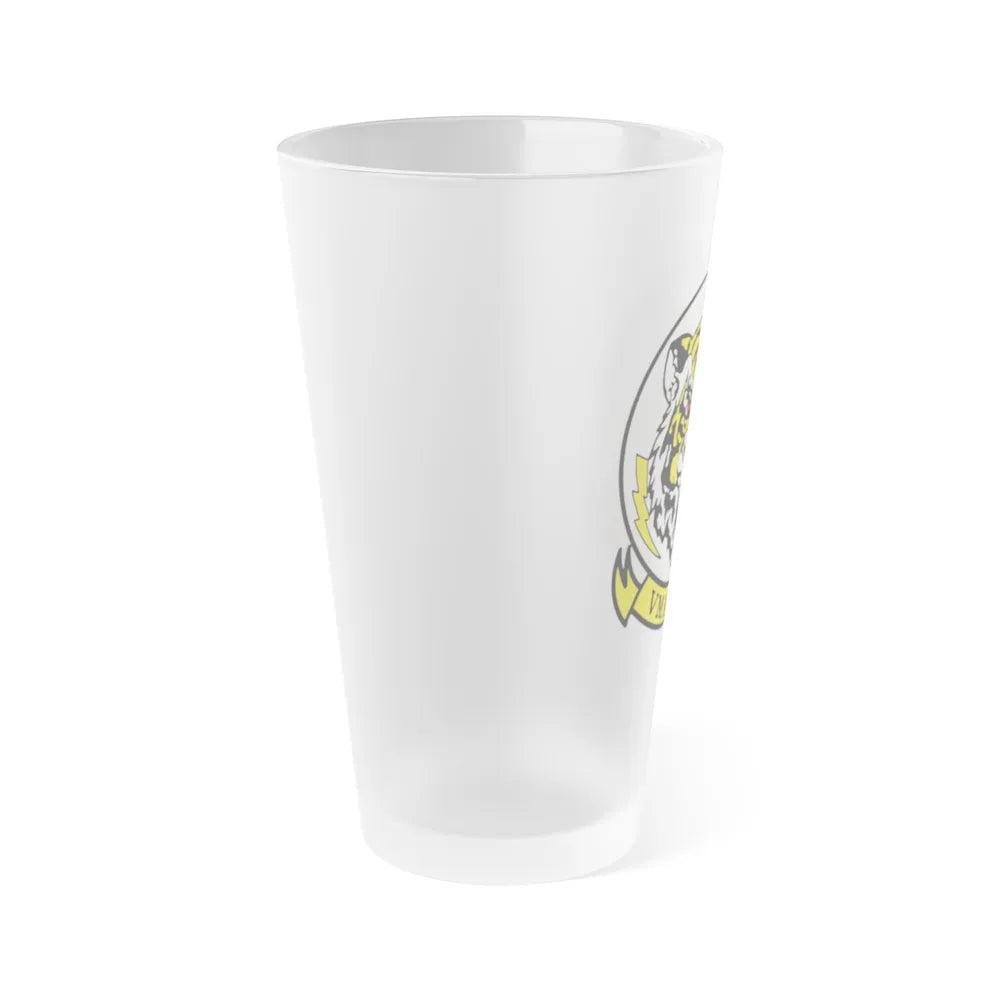 VMA 542 Tigers (USMC) Frosted Pint Glass 16oz-Go Mug Yourself