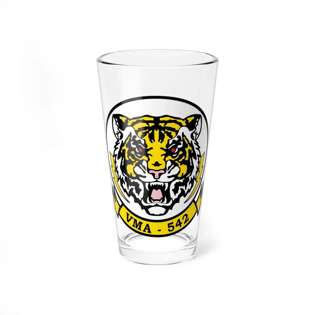 VMA 542 Tigers (USMC) Pint Glass 16oz 16oz - Go Mug Yourself