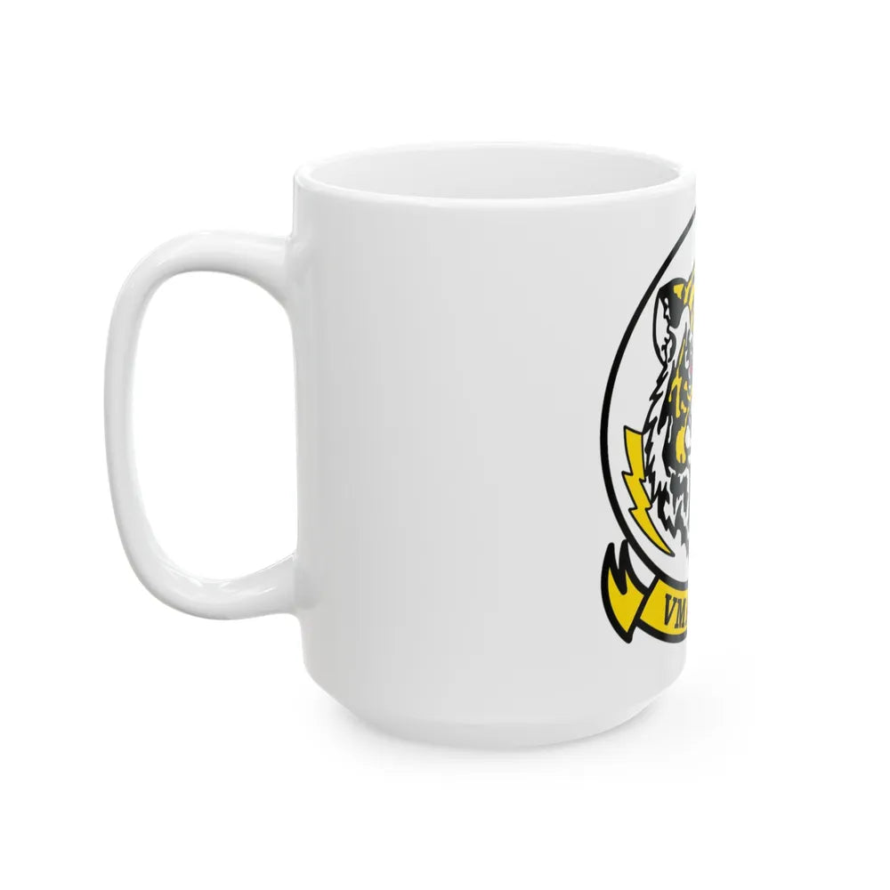 VMA 542 Tigers (USMC) White Coffee Mug-Go Mug Yourself