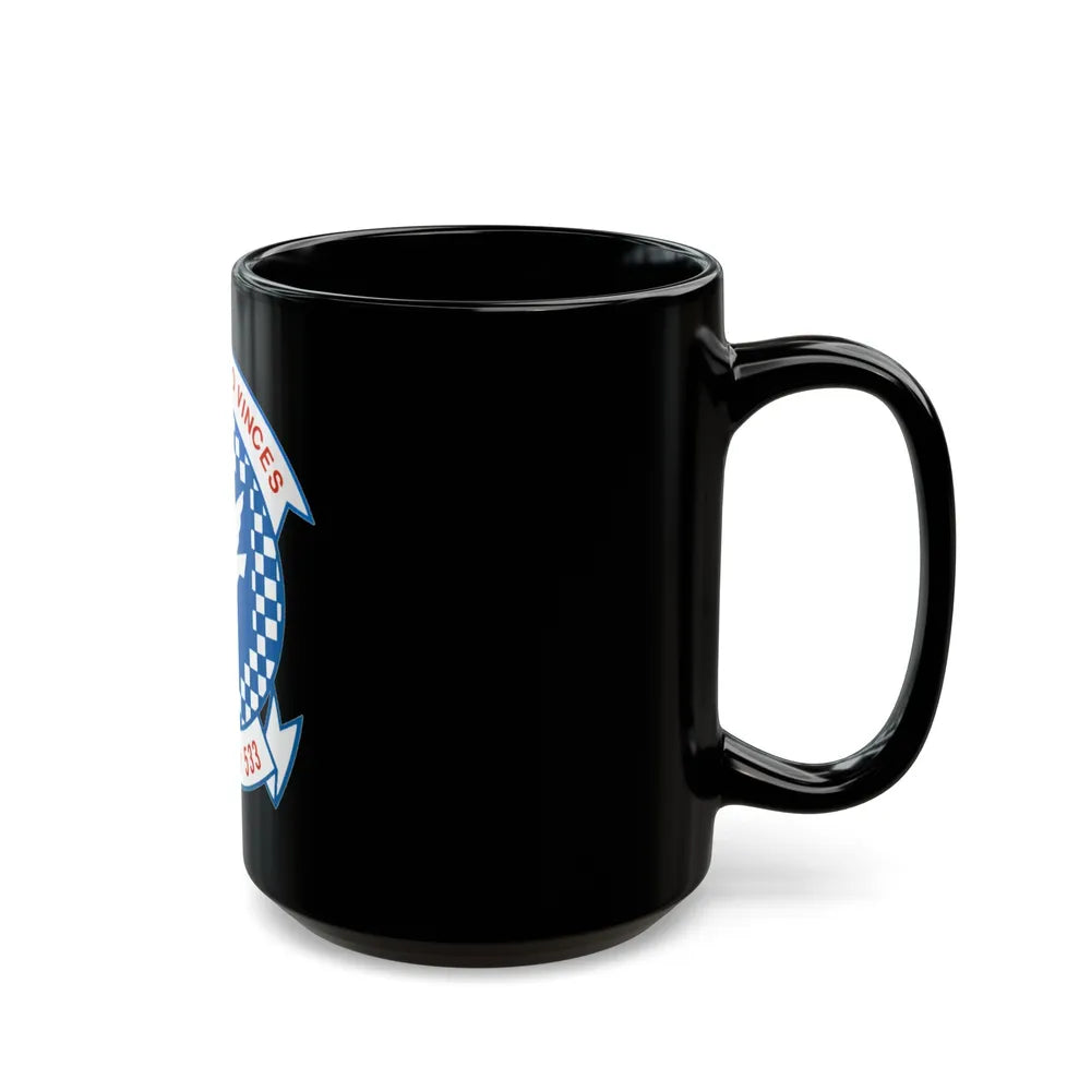 VMAAW 533 (USMC) Black Coffee Mug-Go Mug Yourself