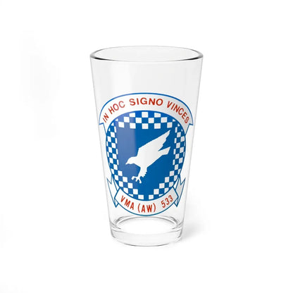 VMAAW 533 (USMC) Pint Glass 16oz 16oz - Go Mug Yourself