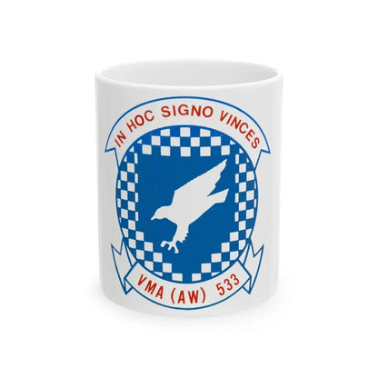 VMAAW 533 (USMC) White Coffee Mug 11oz - Go Mug Yourself