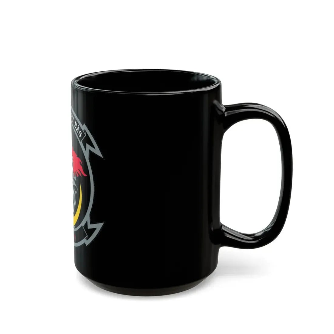 VMAQ 1 Marine Tactical Electronic Warfare Squadron 1 (USMC) Black Coffee Mug - Go Mug Yourself