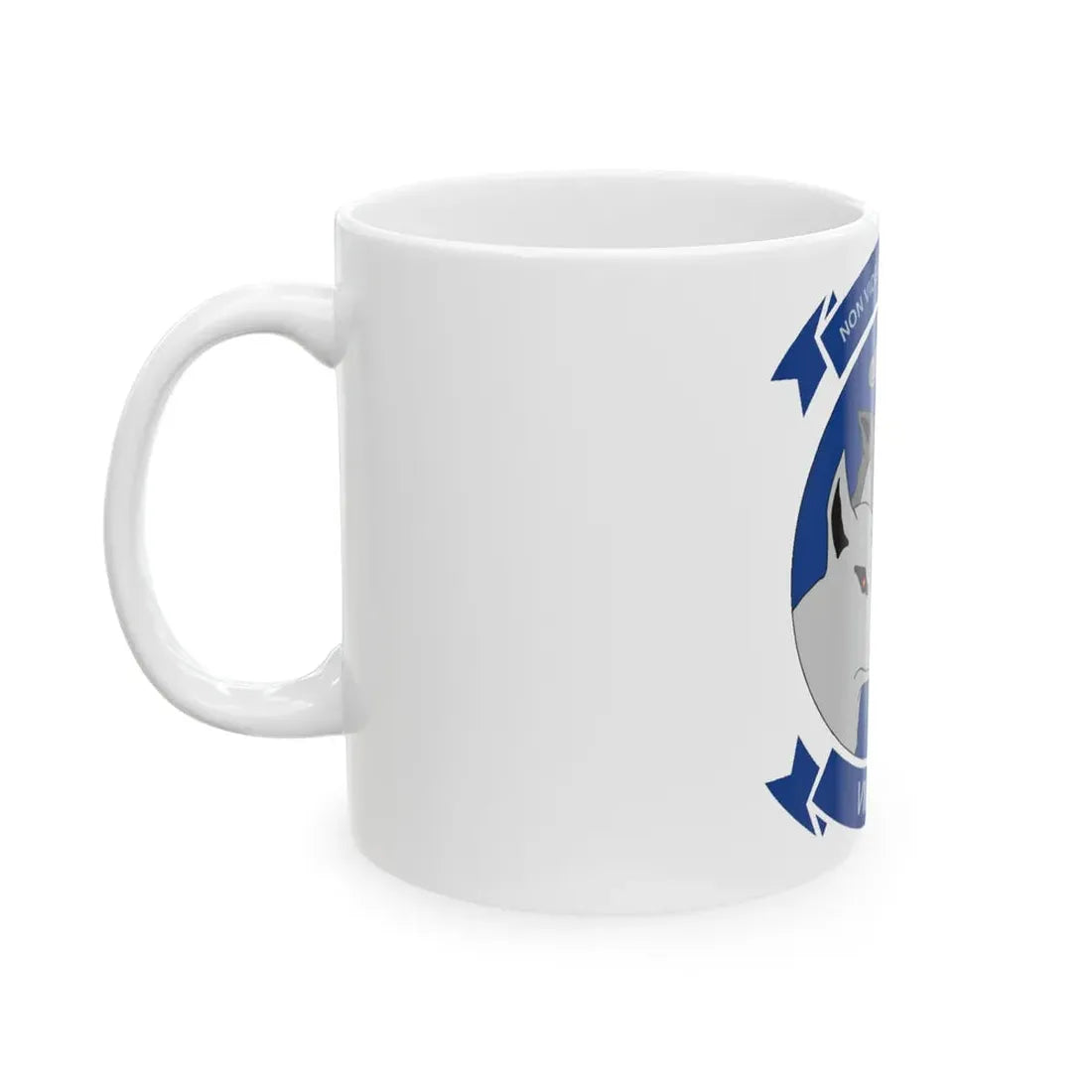 VMAQ 3 Marine Tactical Electronic Warfare Squadron 3 (USMC) White Coffee Mug - Go Mug Yourself