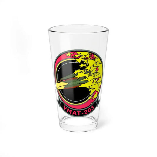VMAT 203 (USMC) Pint Glass 16oz 16oz - Go Mug Yourself