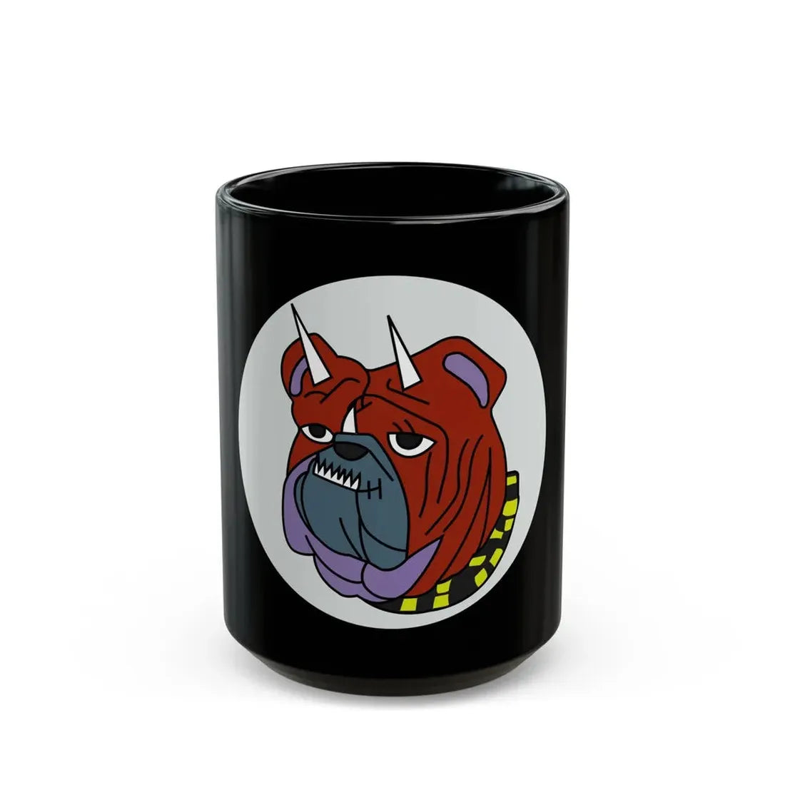 VMF 111 Devil Dogs (USMC) Black Coffee Mug 15oz - Go Mug Yourself