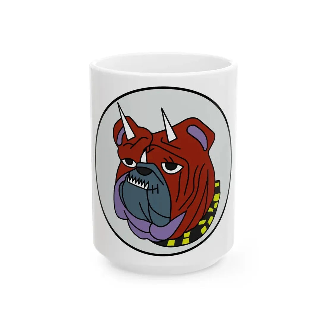 VMF 111 Devil Dogs (USMC) White Coffee Mug 15oz - Go Mug Yourself