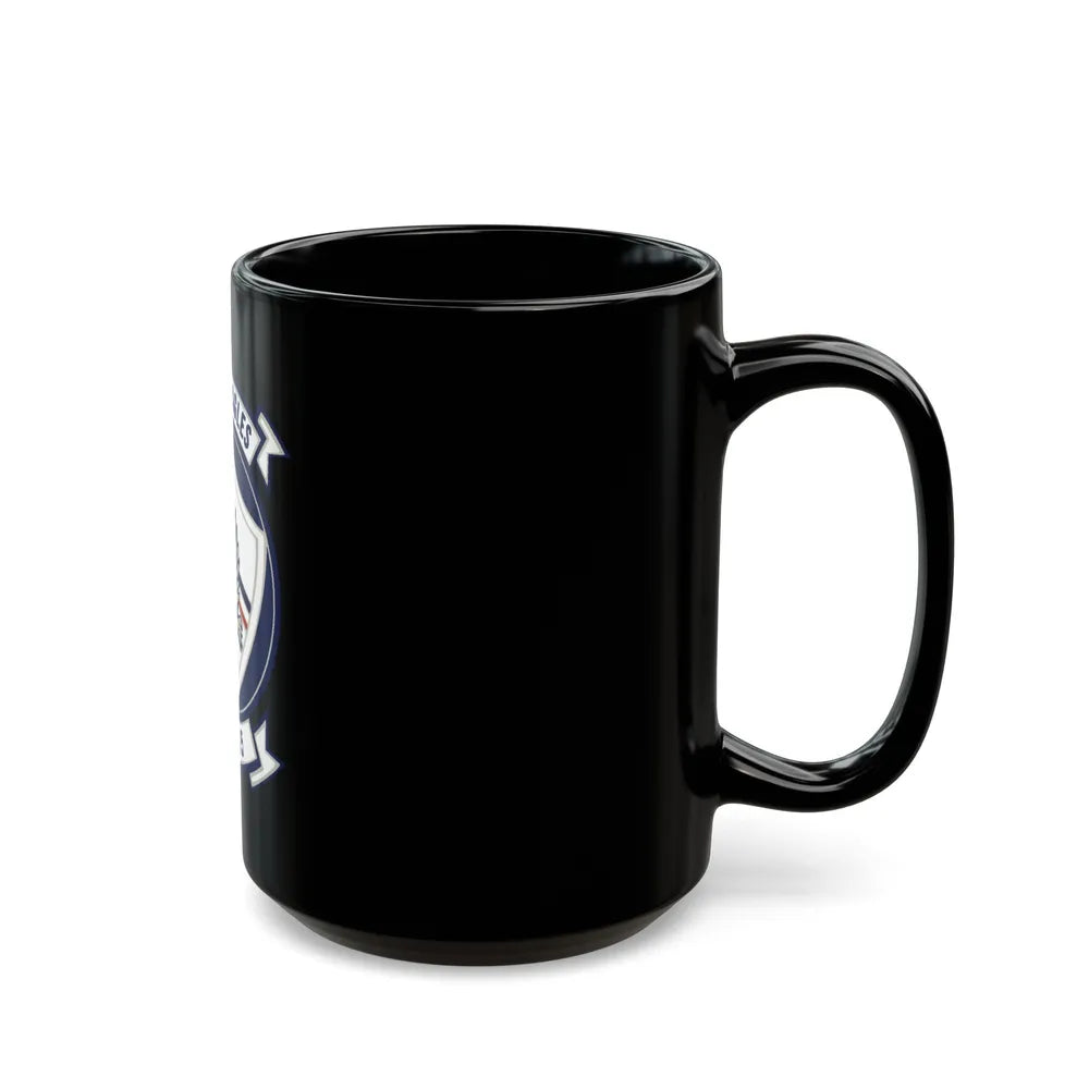 VMFA 115 Silver Eagles (USMC) Black Coffee Mug-Go Mug Yourself