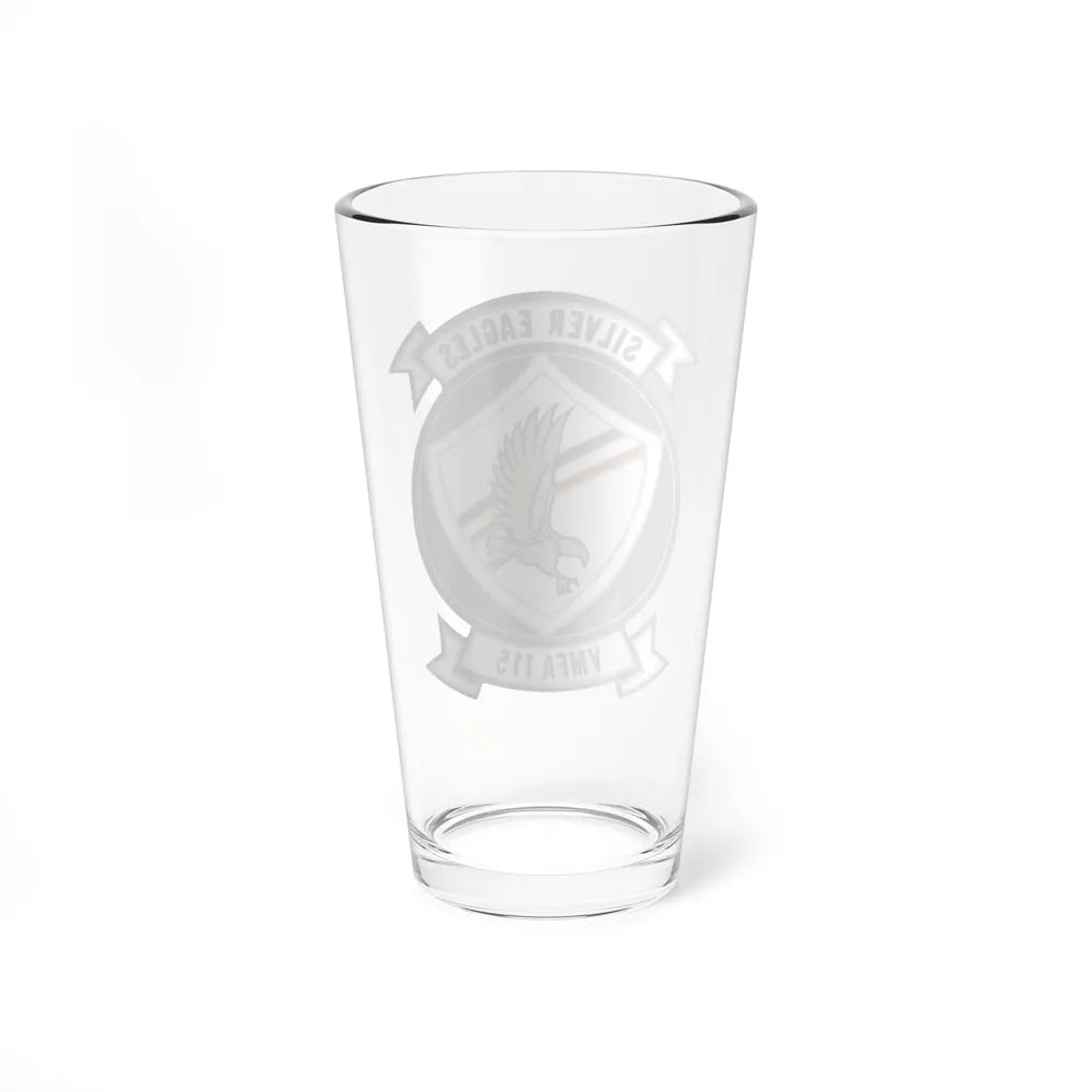 VMFA 115 Silver Eagles (USMC) Pint Glass 16oz-Go Mug Yourself