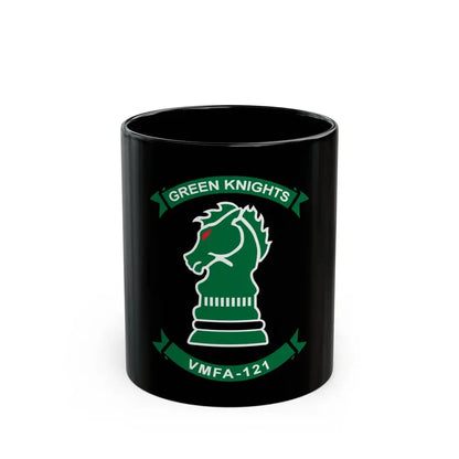 VMFA 121 Green Knights (USMC) Black Coffee Mug 11oz - Go Mug Yourself