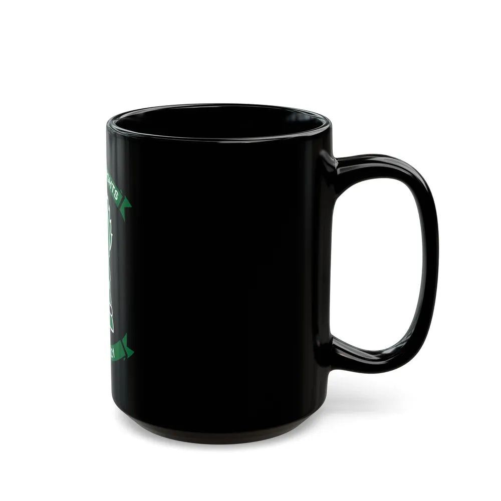 VMFA 121 Green Knights (USMC) Black Coffee Mug-Go Mug Yourself