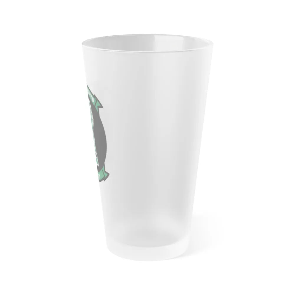 VMFA 121 Green Knights (USMC) Frosted Pint Glass 16oz-Go Mug Yourself