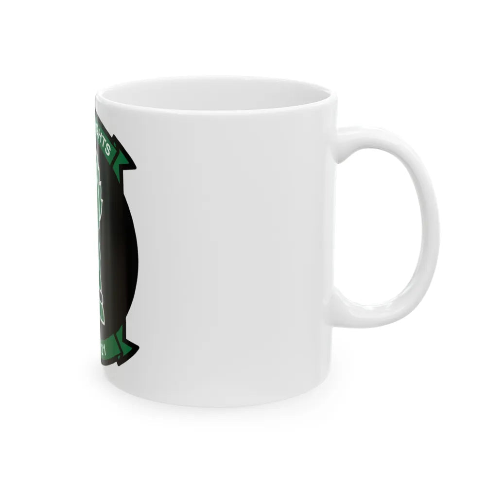 VMFA 121 Green Knights (USMC) White Coffee Mug-Go Mug Yourself