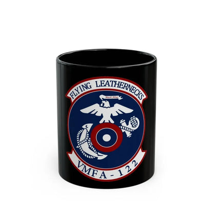 VMFA 122 Marine Fighter Attack Squadron 122 (USMC) Black Coffee Mug 11oz - Go Mug Yourself