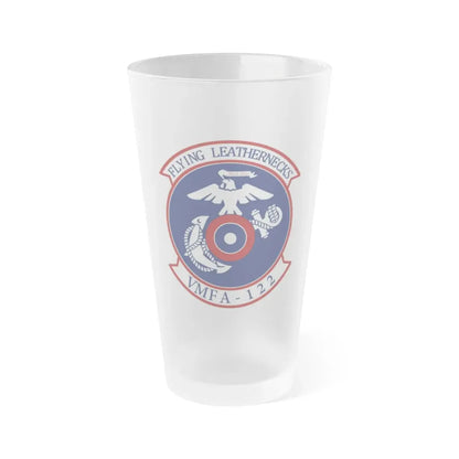 VMFA 122 Marine Fighter Attack Squadron 122 (USMC) Frosted Pint Glass 16oz Default Title - Go Mug Yourself
