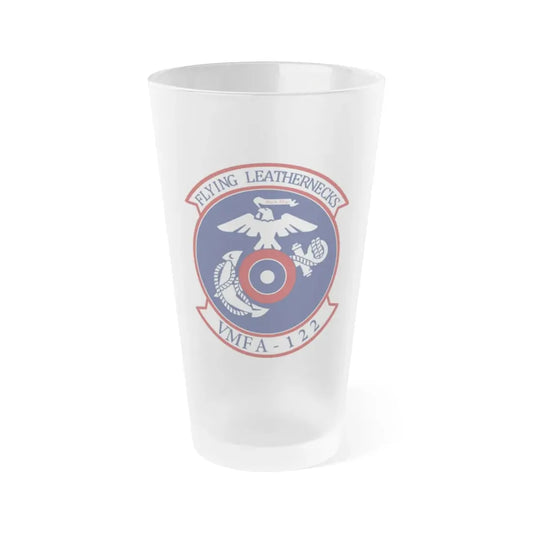 VMFA 122 Marine Fighter Attack Squadron 122 (USMC) Frosted Pint Glass 16oz Default Title - Go Mug Yourself