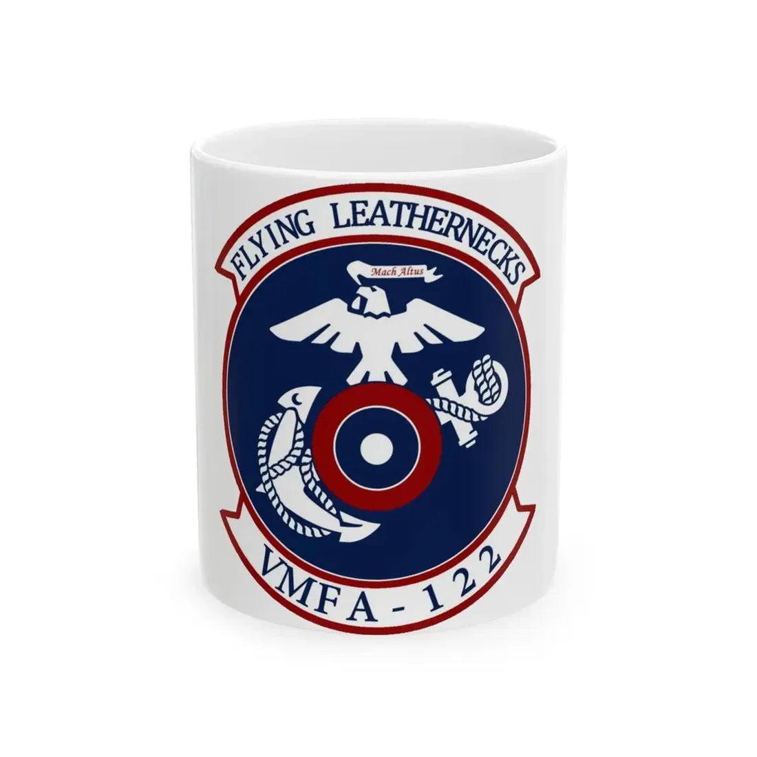 VMFA 122 Marine Fighter Attack Squadron 122 (USMC) White Coffee Mug 11oz - Go Mug Yourself
